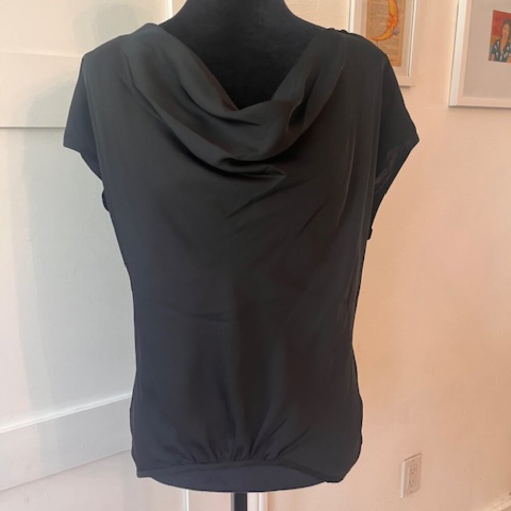 INC sleeveless black  blouse size S